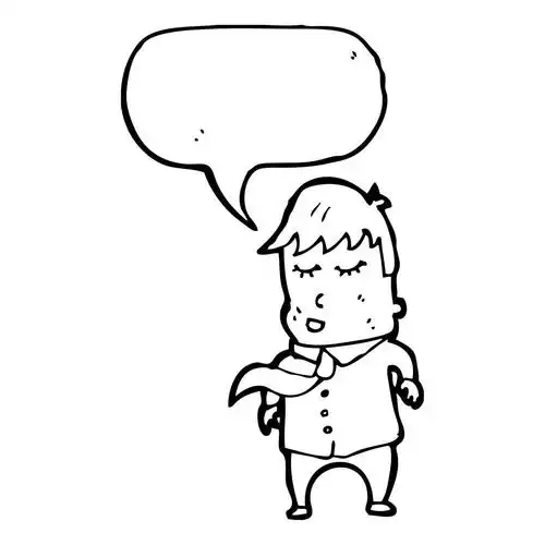 聪明的男人,向量,具有白色背景上的思想泡泡卡通看聪明人