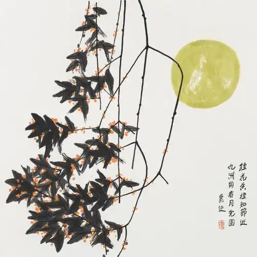 春节留深看展书画家鲁慕迅创作百幅花卉献礼建党100周年