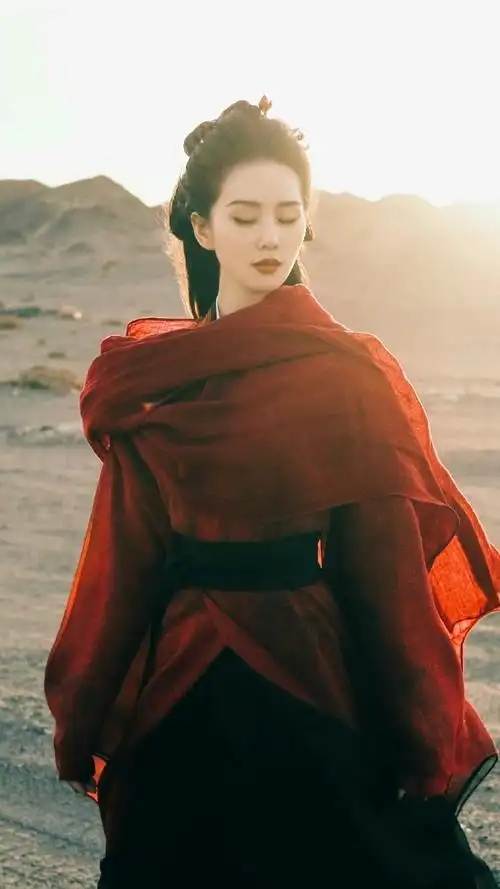 刘诗诗一念关山红衣拍摄花絮视频