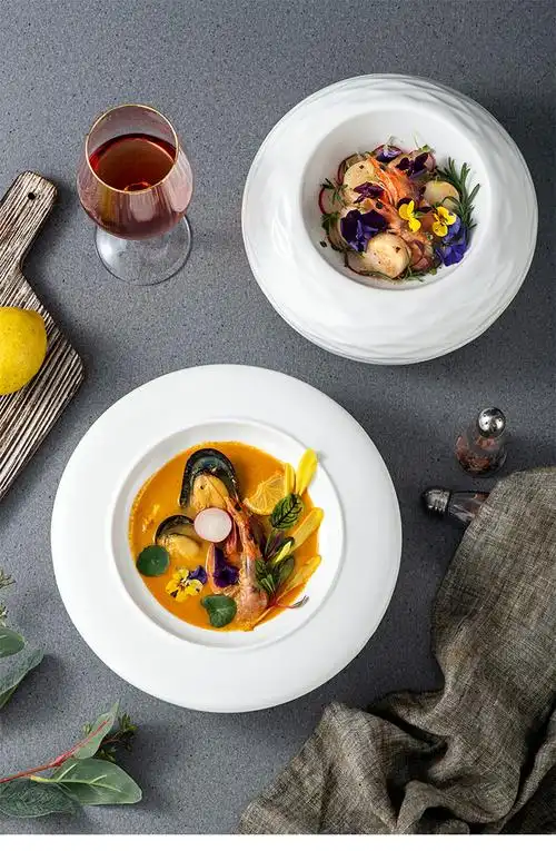 驰度保温菜盘法餐摆盘西餐盘个性五星级酒店分子料理餐具冷菜盘子深盘