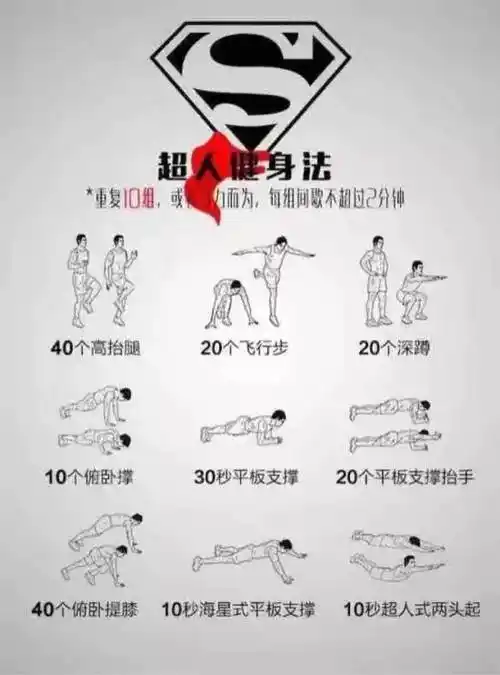 徒手健身的5大经典动作 健身的人为什么性功能不行