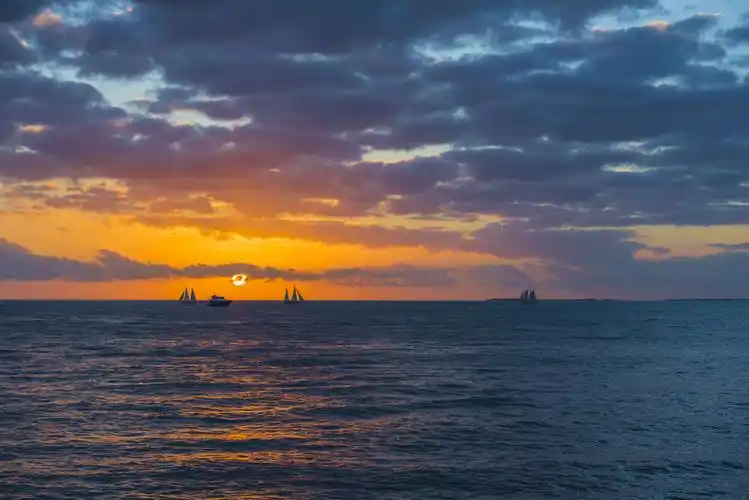 实名举报!最美晚霞在世界落日之都佛罗里达州基韦斯特