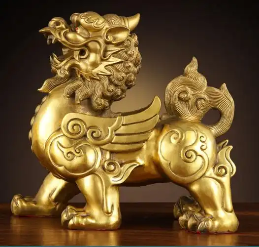 简时代铜貔貅摆件一对纯铜貔恘皮丘家居客厅店铺办公室大号貔犰开业