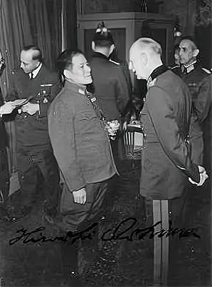 大岛浩:二战时期影响日本与德国外交关系的甲级战犯