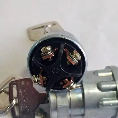 汽车叉车货车农用车点火开关jk423-404启动纯铜脚点火锁带钥匙 404