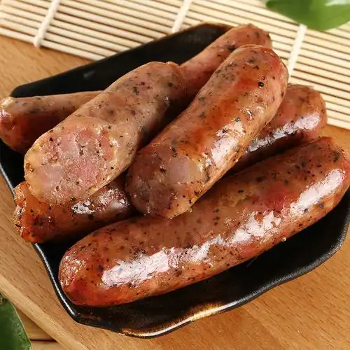 台湾黑胡椒猪肉烤肠热狗火腿烧烤香肠腌制麻辣烫香肠