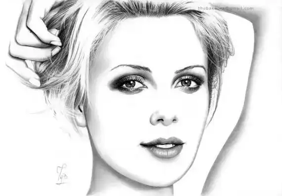 mihalyi anita明星肖像铅笔画欣赏