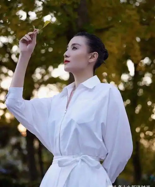 39岁宋佳女人味十足,同台影帝黄渤丝毫不输气场,身穿长裙好惹眼_服装