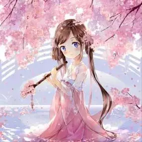梦幻樱花头像女生高清好看的梦幻唯美樱花女生图片头像