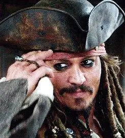 杰克船长的头像加勒比杰克船长卡通头像