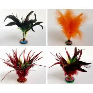 80后怀旧经典毽子鸡毛小花毽成人彩色键球幼儿园儿童传统玩具