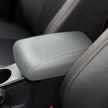 适用于于吉利远景汽车内饰扶手箱套1617款原车改装扶手箱保护皮套灰色