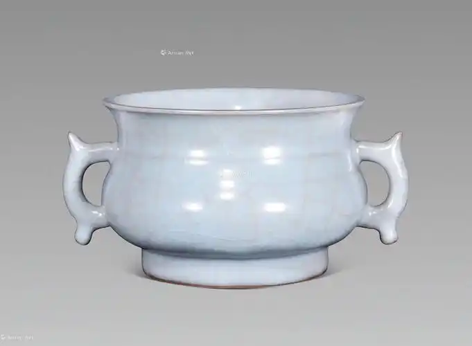 0464 南宋 官窑双耳炉