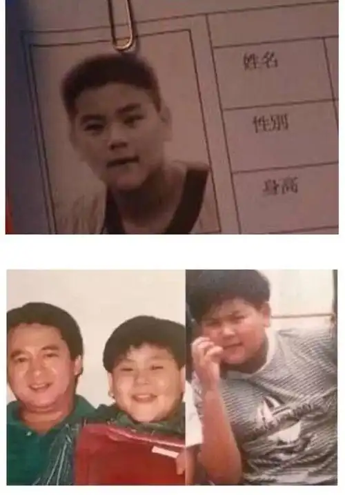 彭于晏童年照曝光140斤胖到高三