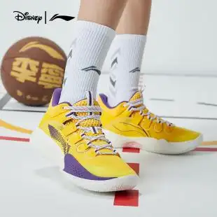 中国李宁迪士尼联名男女童音速9 abpr053 实战篮球鞋 low青年版 - 爱