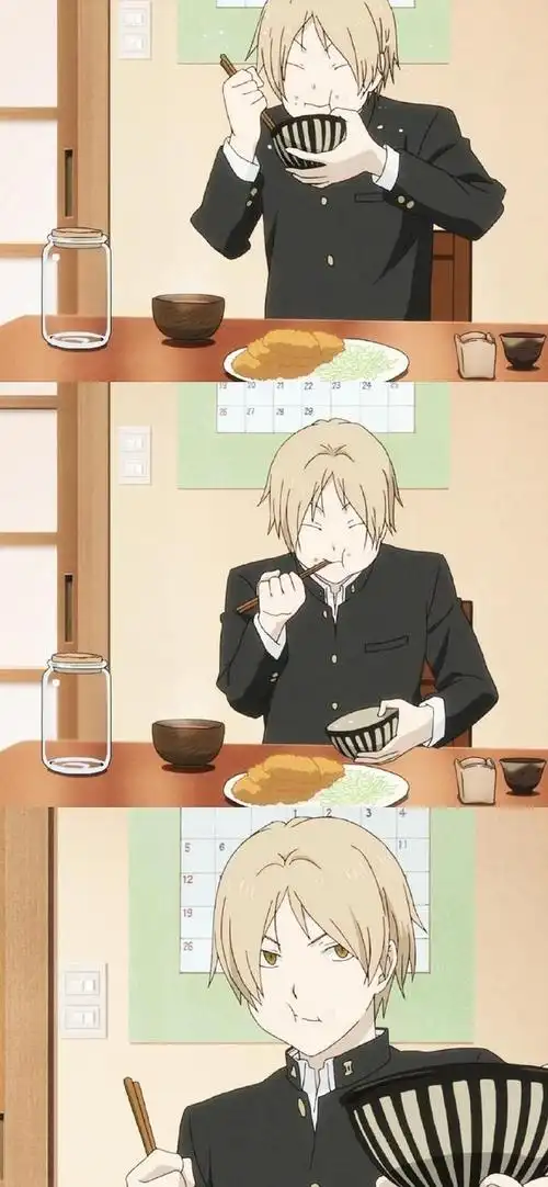 多彩壁纸543期|夏目友人帐卡通三格拼接壁纸