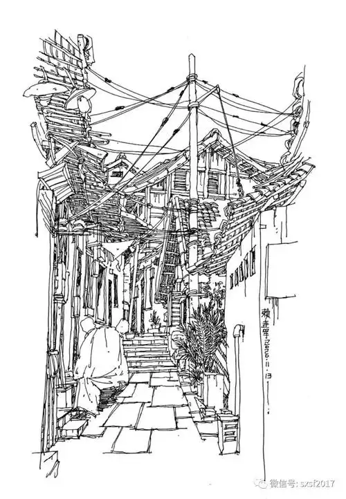 【风景速写】——照片写生对比系列(五)