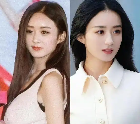 看到赵丽颖早年的照片,不禁让人感叹,那些没有经过整容的女明星真的