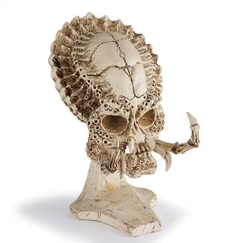 异形星球大战科幻电影主题骷颅面具树脂骷髅头模型铁血战士头骨-阿里