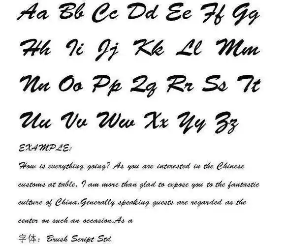 有哪些手写的好看的英文字体?
