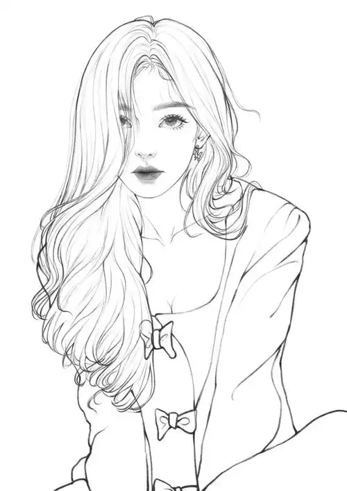 杨幂线稿68
