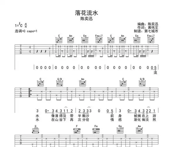 落花流水陈奕迅