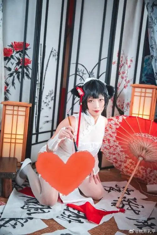 春日习字 cos 正片出镜:@桃井乳平妆娘:@村口有棵桑叶树摄后:@舞形零