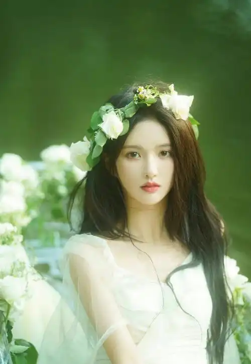 刘些宁七夕花仙子写真