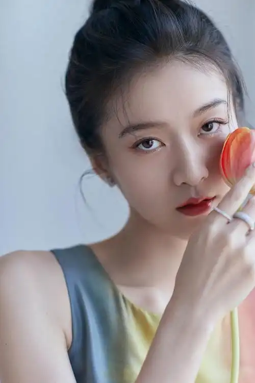 张雪迎彩虹长裙写真图片112