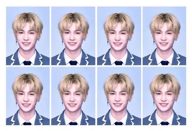 黄明昊超话94#黄明昊justin篮板青春#「饭修证件照」#夏日限定(inst