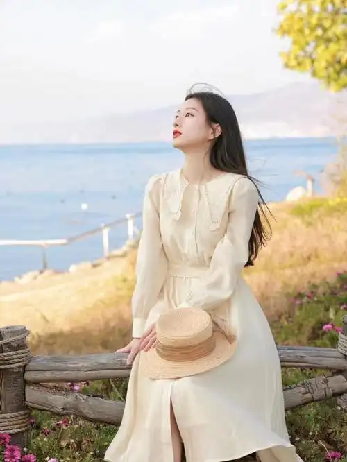 穿裙子拍照,这9个简单实用的拍摄要点,拍照简约高级很好看