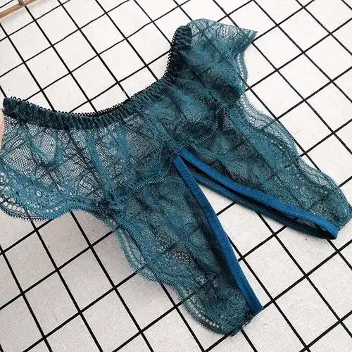 女内裤开档开叉方便搞基免脱中腰大码诱性惑火辣激情丁字蕾丝情趣