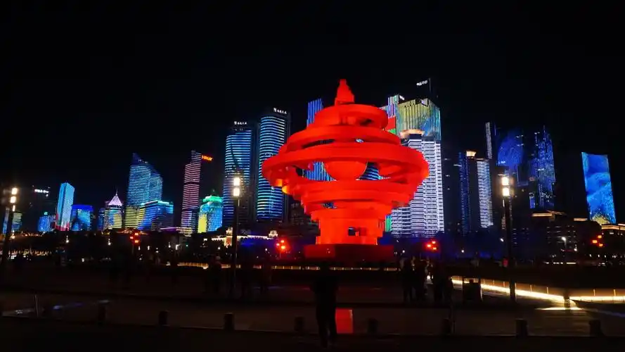 五四广场~夜景.2018.4.14