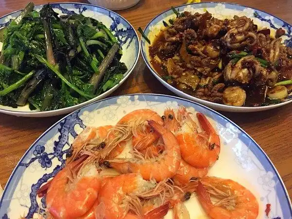 爱做菜的nv人做的白灼虾