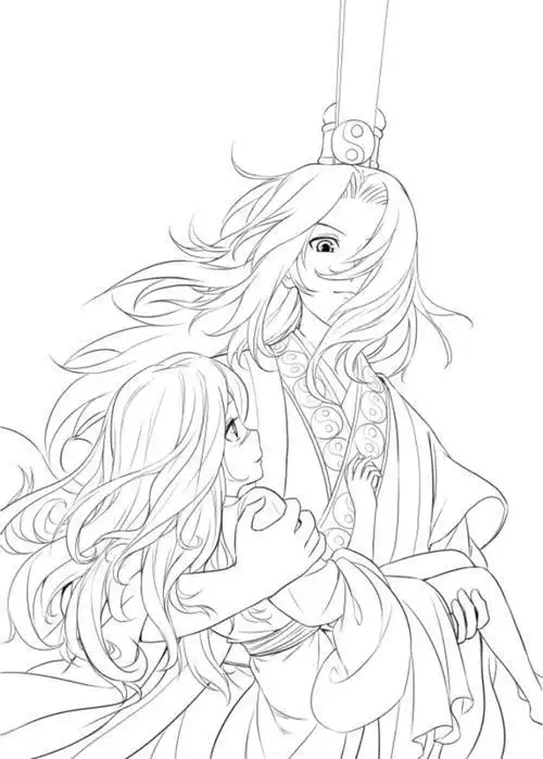 狐妖小红娘王权富贵简笔画