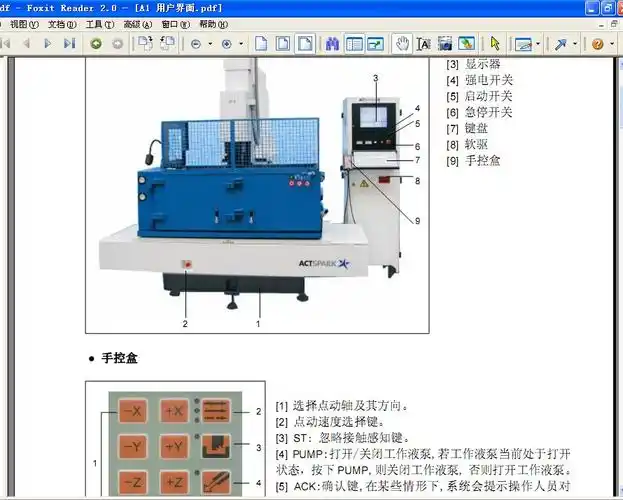 夏米尔35p火花机中文说明书也可超急?