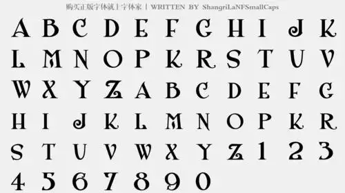 shangrilanfsmallcaps免费字体下载 - 英文字体免费下载尽在字体家