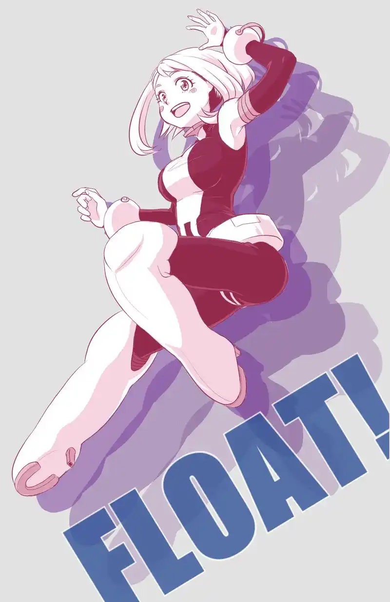 《我的英雄学院》:丽日御茶子壁纸,元气满满的爱笑少女