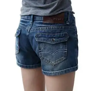 牛仔裤衩女夏外穿中腰大码弹力短裤头磨破洞新款百搭热裤显瘦包邮
