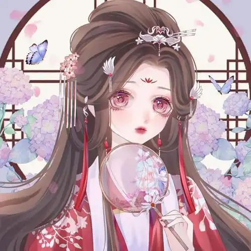 古风女生头像等风起等花开等我们再次相遇