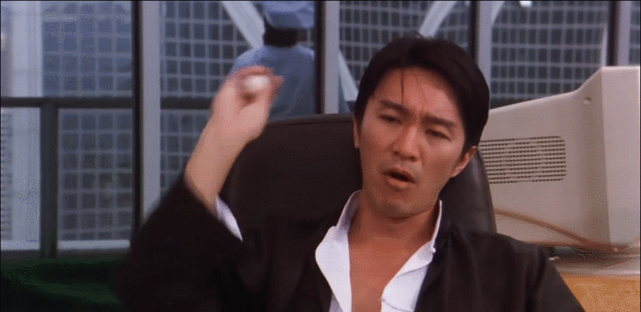 的演技,他从嬉皮笑脸到怒气冲冲再到卑躬屈膝喝"交杯酒"的几个表情,就