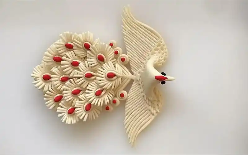 面花孔雀开屏,你学会了吗