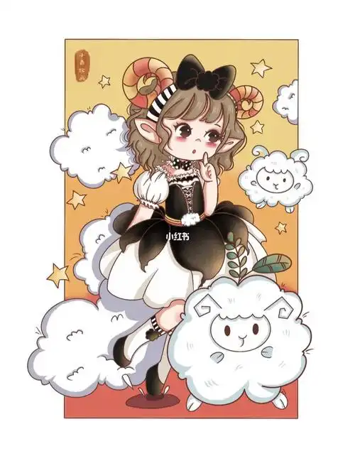 白羊座74‖十二星座原创插画系列