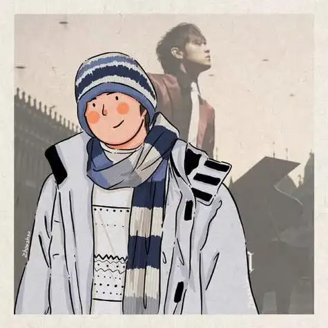 周杰伦漫画头像原创v博:构图君周杰伦