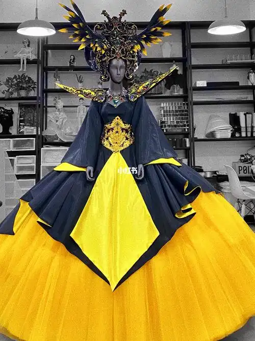 舞台创意服饰模特穿上得两米多了06