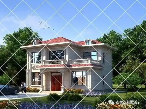 22套农村新款二层农村别墅,根据个人喜好而设计,最适合自家的房子