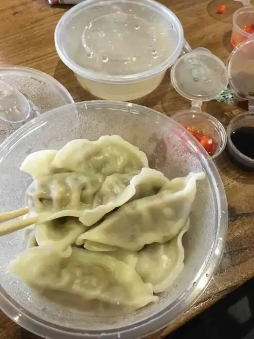 外卖饺子好吃白菜猪肉饺子送的很快