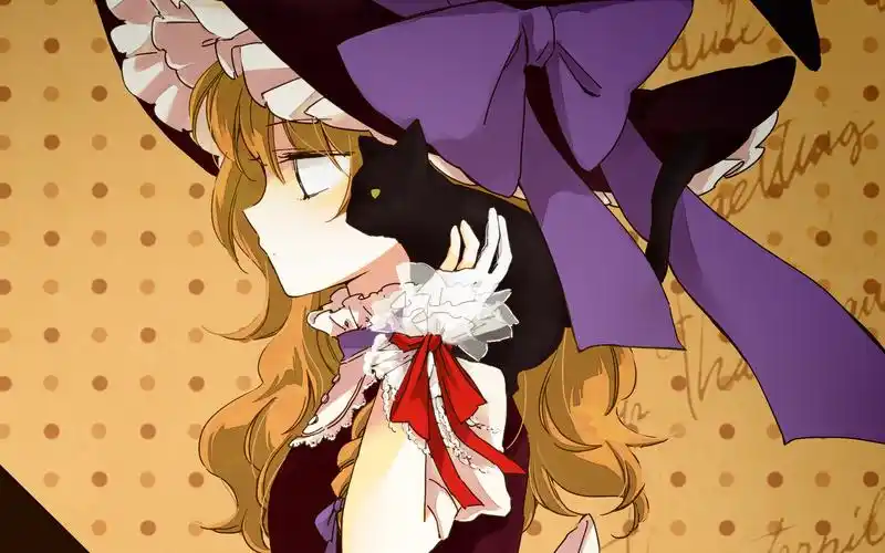 萌娘资源 东方project 魔理沙 魔法使 qq表情 壁纸