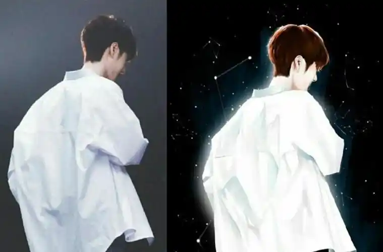 上面这张照片王一博在机场等待的样子,光是一个背影也是非常具有魅力