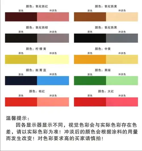 基士博内墙涂料色浆乳胶漆色浆调色色浆色浆30mlpr101大红